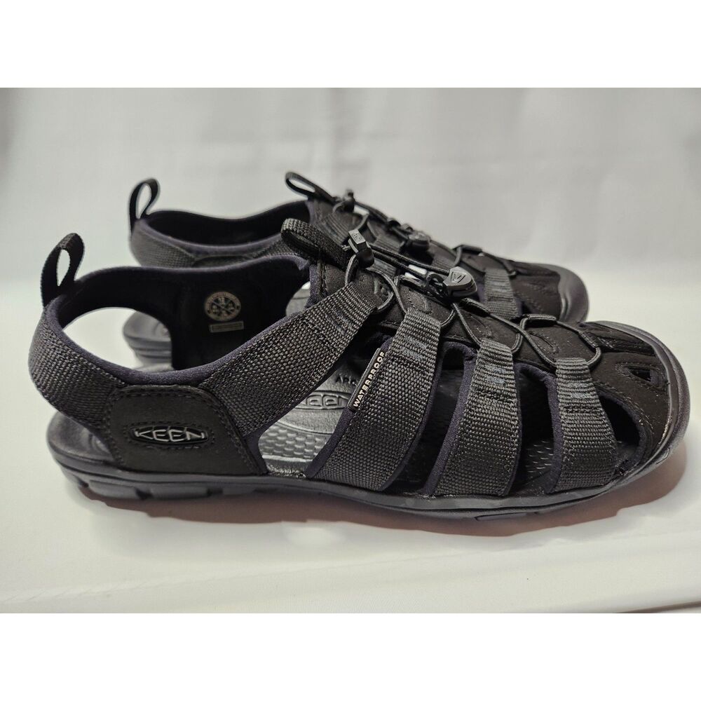 KEEN Clearwater CNX Triple Black Men’s 12 Waterproof Sandals